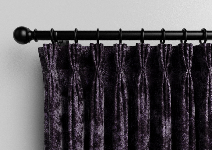 Cyrus Crushed Velvet, Deep Purple - Made to Measure Curtains - Image 11